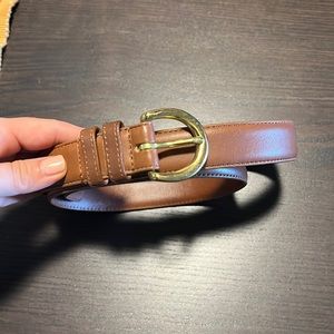 Vintage brown Coach belt
